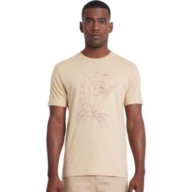 Imagem de Camiseta Aramis Foliage Outline VE24 Bege Masculino, G