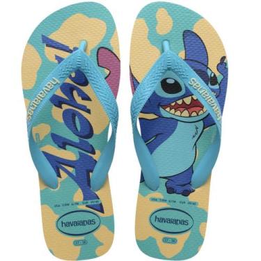 Imagem de Chinelo infantil havainas top disney class stitch - Havaianas, 25/26, 