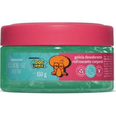 Imagem de Geleia Desodorante Refrescante Corporal Cuide-se Bem Bob Esponja Lul@ 