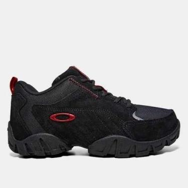 Imagem de Tenis Oakley Attack Masculino Preto e Vermelho, 41