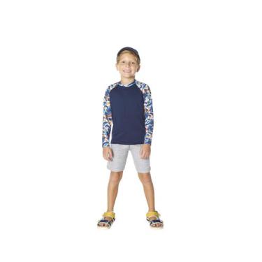 Imagem de Camiseta Térmica Infantil Proteção Solar Uv PRAIA PISCINA - T BAZAR, R
