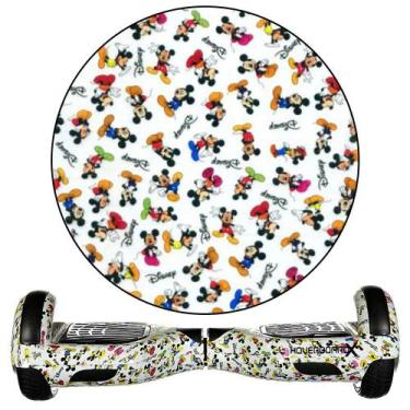 Imagem de Hoverboard 6,5" Mickey Mouse Branco HoverboardX Bluetooth