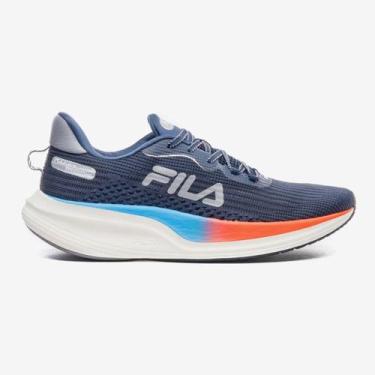 Imagem de Tênis Fila Racer Speedzone Masculino, Marinho, Cinza, 39