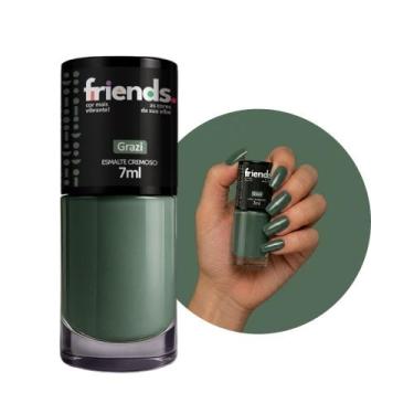 Imagem de Esmalte Cremoso Escolha a Cor Friends 7ml Colorido Vibrante, Verde