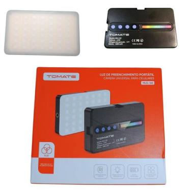 Imagem de Mini Painel Led Recarregável 6.5w Tomate Mlg-165 P/ Câmera E Celular