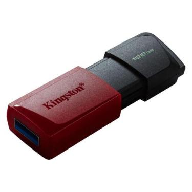 Imagem de Pen Drive Kingston DataTraveler Exodia M USB 3.2 128GB Vermelho