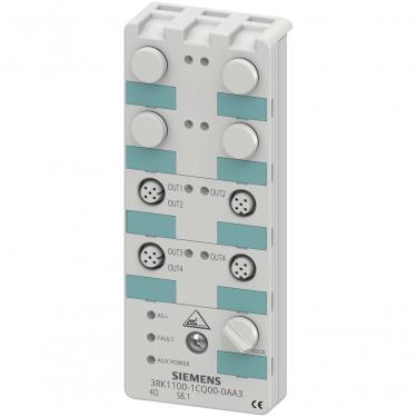 Imagem de Módulo Compacto Digital 3RK1100-1CQ00-0AA3 Siemens com 4 Saídas PNP 26,5...31,6V Bivolt IP67 M12