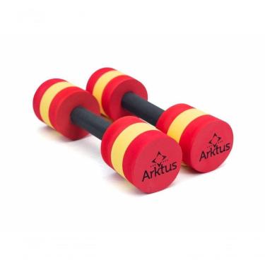 Imagem de Halter Redondo Arktus para Tonificação em Água com Resistência em EVA 2KG