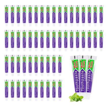 Imagem de Creme Dental SFwern 8g Sabor Menta Pacote Econômico com 120 Tubos