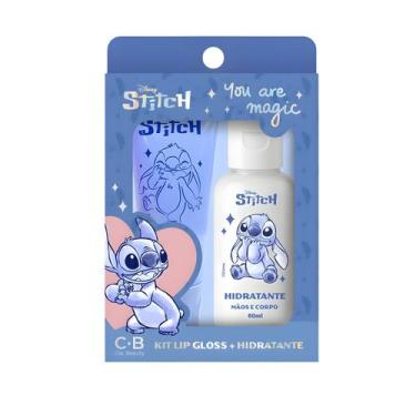 Imagem de Kit Lip Shine Bala de Abacaxi + Hidratante Mãos e Corpo Stitch Disney