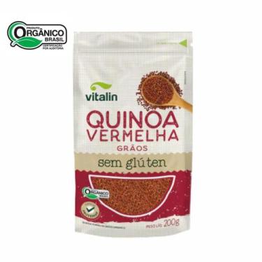 Imagem de Quinoa Vermelha Grãos Orgânico 200g Orgânico Vitalin
