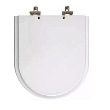 Imagem de ASSENTO SANITÁRIO MADEIRA LAQUEADO TAMPA PARA VASO CELITE RIVIERA (Branco)