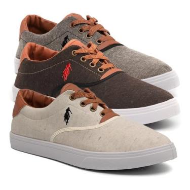 Imagem de Kit 3 Pares De Tênis Masculino Sapatênis Da Polo Up