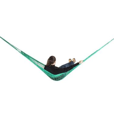 Imagem de Rede De Dormir Camping Nylon Impermeável Verde Bandeira