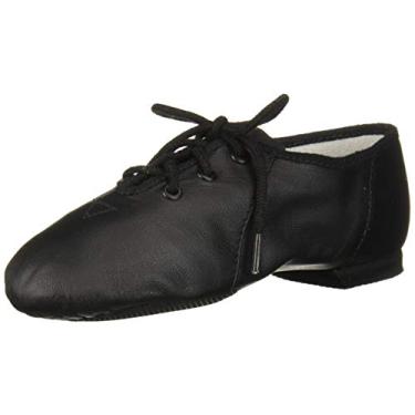 Imagem de Bloch Tênis de dança unissex infantil Jazzsoft, Preto, 13 X-Wide Little Kid