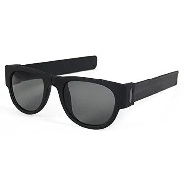 Imagem de Óculos de sol de pulso dobrável feminino tapa pulseira óculos de sol masculino feminino designer dobrável pulseira de rolo vintage quadrado, 1, china