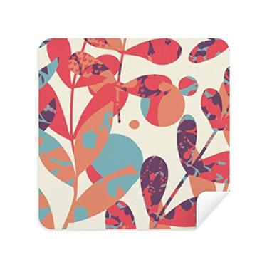 Imagem de Outonal Folhas Flor Plantas Pintura Óculos Pano Limpador de Tela Tecido Camurça Pacote com 2