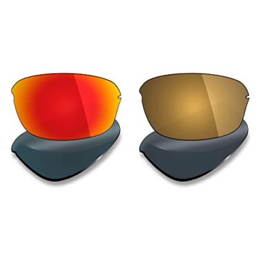 Imagem de Mryok 2 pares de lentes polarizadas de substituição para óculos de sol Oakley Half Wire 2.0 – Opções