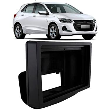 Imagem de Moldura de Painel 2 Din 7" Polegadas Gm Onix 2020 2021 - Preto