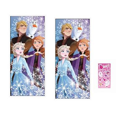 Imagem de Pôster de porta de Frozen da Disney, 2,25 pés x 5 pés (2 pacotes)