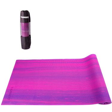 Imagem de Tapete Yoga Mat Pilates em PVC 6mm Rainbow Com Bolsa Yangfit 