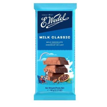 Imagem de Chocolate E. Wedel Ao Leite Clássico 90G - E.Wedel
