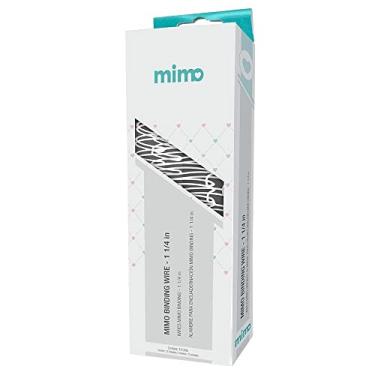 Imagem de Mimo Wire-o para Encadernadora Binding - Branco - 1 1/4 in - 12 Unids - Perfeito Para Criar Bloquinhos, Cadernos, Livretos, Planners, Agendas e Muitos Outros Projetos de Encadernação