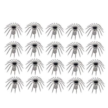 Imagem de Bothyi 20 unidades de manga de choco gancho de isca para guarda-chuva para pesca em água doce, 1,65 cm