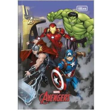 Imagem de Caderno Brochurao Marvel Avengers Tilibra 80 Folhas