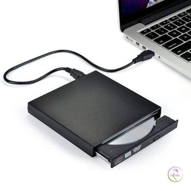Imagem de Gravador e Leitor de DVD e CD Externo Slim USB para Notebook ou CPU