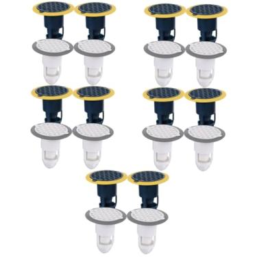 Imagem de OSALADI 20 Unidades tampa do dreno do filtro rolha de drenagem universal banheira de plástico banho troca de rolha de pia de banheiro bujão de drenagem de pia de plástico máquina de lavar