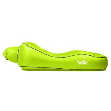 Imagem de Sofá de Ar Inflável Relaxante Camping Saco de Dormir Verde Vg+
