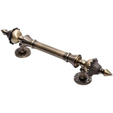 Imagem de Maçaneta de porta antiga, liga de zinco, 280/350/450/550mm, maçaneta de comprimento, portão de bronze, entrada de hotel, shopping, maçaneta de porta, bronze, 350mm