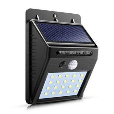 Imagem de Luminária Solar LED 10W Bateria Luz Recarregável Jardim