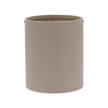 Imagem de Lixeira em Mdf com Revestimento em Pu 28cm Bege 19536 Mart