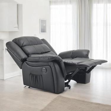 Imagem de Poltrona Do Papai Reclinável Elétrica Massageadora Ocean Cor Premium P