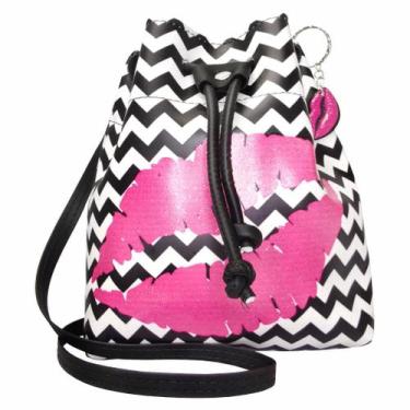 Imagem de Bolsa Saco Infantil Menina Beijo Pink Magicc Bolsas MI-210