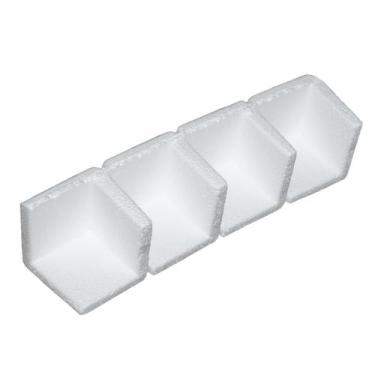 Imagem de Cantoneira Proteção Isopor Quadrado 8X8Cm 30 Unidades - Geral