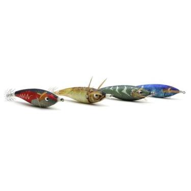 Imagem de Kit 4 Iscas Artificiais Xingu Zangarilho Relief 3D 9cm/10gr - 4 Cores