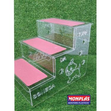 Imagem de Escada Para Pet em Acrílico - MONPLÁS