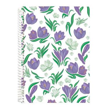 Imagem de Caderno A5 Estampado Flores com 80 Folhas 75g - Billie.Co, Modelo 3