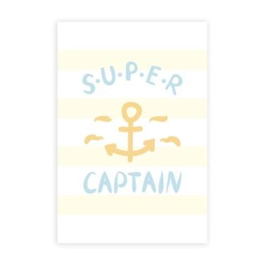 Imagem de Placa Decorativa Infantil Marinheiro Capitão 20x30cm - Quartinhos