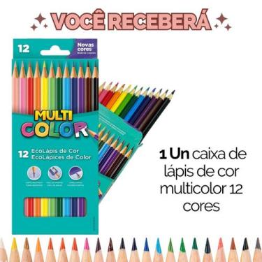 Imagem de Kit Lápis De Cor Colorido Pastel Tons De Pele Multicolor - Escolha Seu