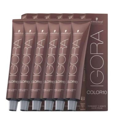 Imagem de Schwarzkopf Igora Color10 6x 9/0 Louro Ultraclaro, UNICA