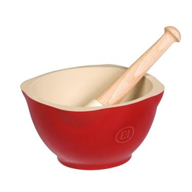 Imagem de Mortar com Pilão Emile Henry Vermelho 14Cm