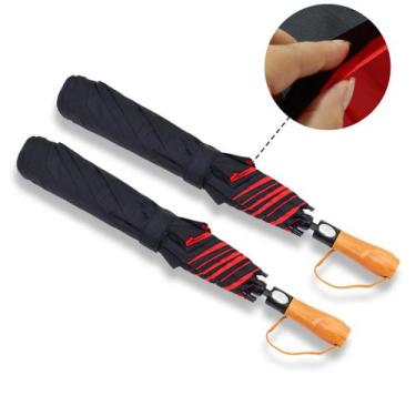 Imagem de Guarda Chuva Automático Grande Reforçado Dois Tecidos  1078 - FP Eletr