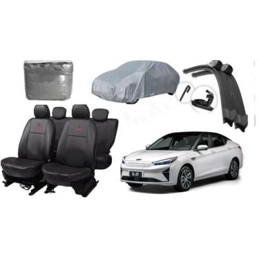 Imagem de Kit Capa JAC J7 + Capa de Cobrir e Proteção Completa - aero print