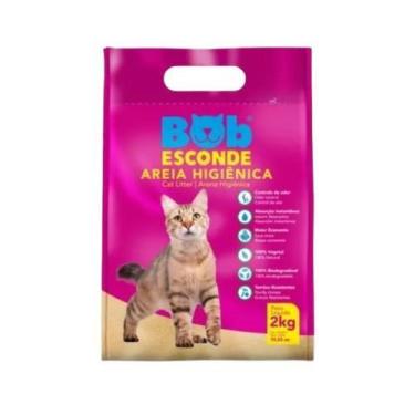 Imagem de Areia Higiênica Biodegradável Bob Esconde 2 Kg - Amafil