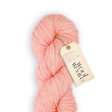 Imagem de Woolweave Fio penteado – 100% fio de lã merino extrafina para tricô e crochê – tingido à mão, ultramacio e quente – novelo de 100 g, 180 metros – lavável na máquina