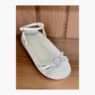 Imagem de Sandália  Feminina Papete Algodão doce Infantil - Eleganza Shoes, 32
